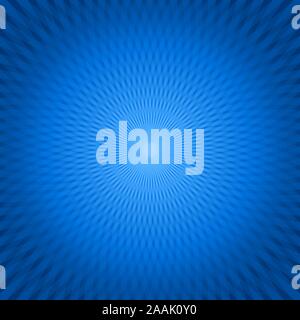 Twisted rays background in blue tones. Soft and intrincated. Vector illustration. Stock Vector