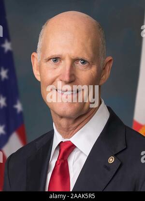 United States Senator Rick Scott (Republican of Florida) is seen in the ...