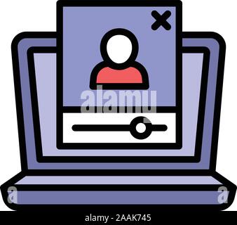 Webinar icon. Outline webinar vector icon for web design isolated on white background Stock Vector
