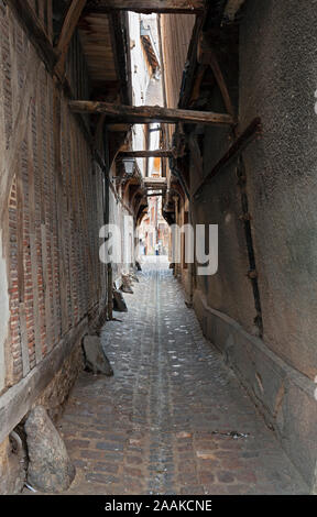 France, Grand Est, Troyes, Ruelle des Chats (Cat Alleyway) Stock Photo