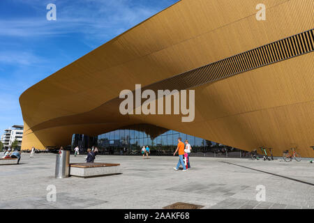 Helsinki Central Library Oodi facade Stock Photo