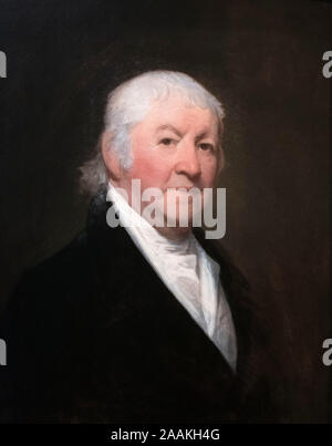 Paul Revere (1735-1818) at the age of 78, portrait by Gilbert Stuart (1755-1828), oil on panel, 1813 Stock Photo