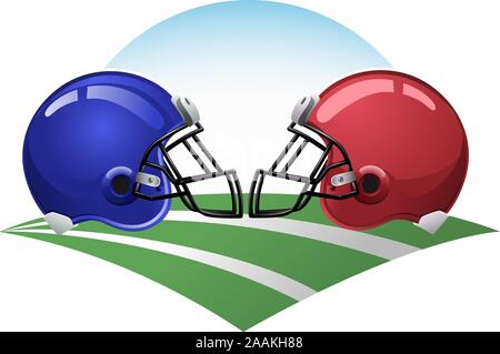 Football helmets on a green field Stock Vector Image & Art - Alamy Football helmets on a green field Stock Vector Image & Art - Alamy