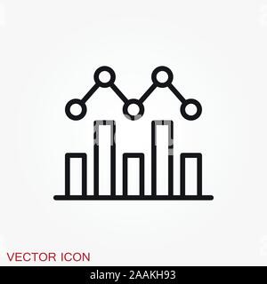 Diagram and graphs vector icons for your design. Stock Vector