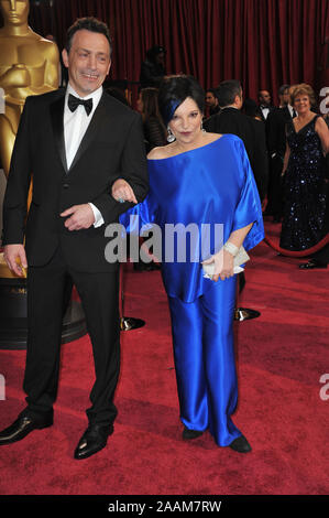 LOS ANGELES, CA - MARCH 2, 2014: Liza Minnelli at the 86th Annual Academy Awards at the Dolby Theatre, Hollywood.  © 2014 Paul Smith / Featureflash Stock Photo