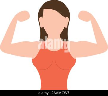 avatar woman icon design, Gym healthy lifestyle fitness