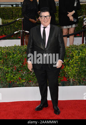 LOS ANGELES, CA - JANUARY 30, 2016: Actress Lea DeLaria - Orange is the New Black - at the 22nd Annual Screen Actors Guild Awards at the Shrine Auditorium © 2016 Paul Smith / Featureflash Stock Photo