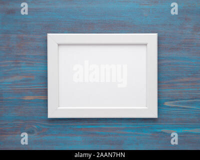 mocap frames for photo on wooden blue background Stock Photo