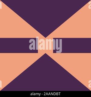 Barn quilt pattern, Amish Patchwork design, Abstract geometric tiled trail Vector illustration Stock Vector