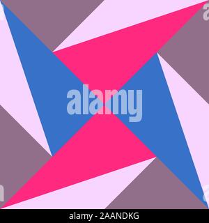 Barn quilt pattern, Amish Patchwork design, Abstract geometric tiled trail Vector illustration Stock Vector