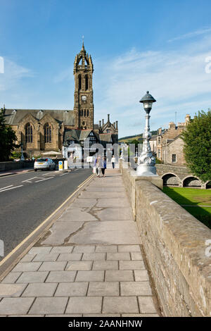 Peebles town centre scottish borders scotland uk Stock Photo - Alamy