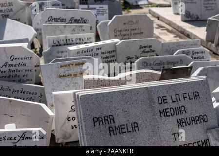 Necropolis de Colon or El Cementerio de Cristobal Colon (the Cemetery of Christopher Columbus) in the Vedado neighbourhood of Havana in Cuba.  The small c Stock Photo