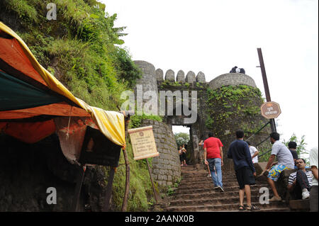 Pune; Maharashtra India; Sept. 2015: Southeast Asia - Indian tourist Sinhagad fort Pune Stock Photo