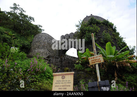 Pune; Maharashtra India; Sept. 2015: Southeast Asia - Sinhagad fort Pune Stock Photo