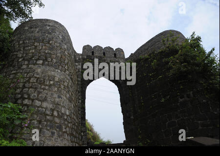 Pune; Maharashtra India; Sept. 2015: Southeast Asia -  Sinhagad fort Pune Stock Photo