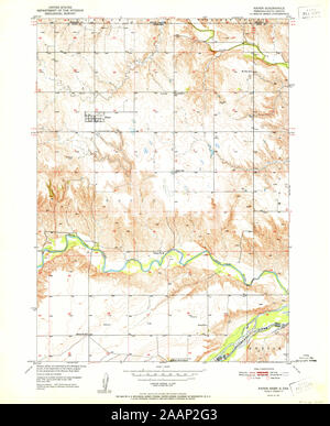 Naper, Nebraska, map 1951, 1:24000, United States of America by ...