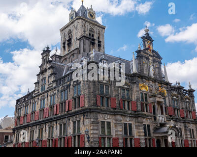 Rathaus in Delft, Niederland Stock Photo