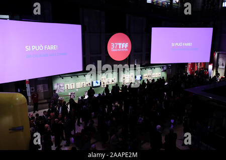 Turin, Italy. 22nd Nov, 2019. The 37th edition of the Turin Film Festival. (Photo by Bruno Brizzi/Pacific Press) Credit: Pacific Press Agency/Alamy Live News Stock Photo