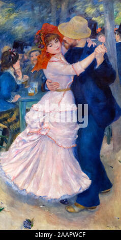 Dance at Bougival by Pierre Auguste Renoir (1841-1919), oil on canvas, 1883 Stock Photo