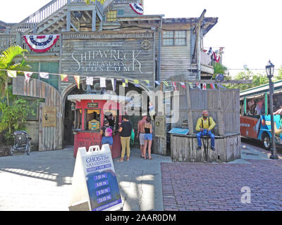 KEY WEST, Florida. Shipwreck Museum on Mallory Square.  Photo: Tony Gale Stock Photo