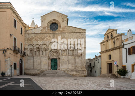 Cathedral of Santa Maria della Purificazione, Termoli, Molise Stock Photo