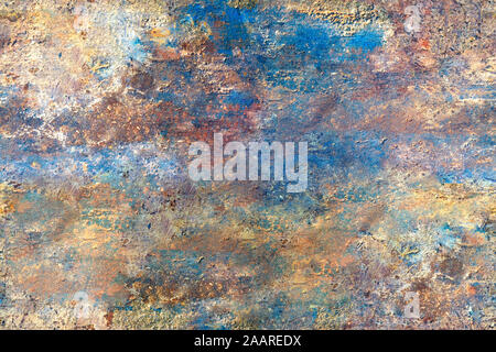 Seamless painted abstract multicolor texture background Stock Photo