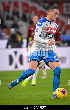 Milan, Italy. 01st Jan, 2016. Giovanni Di Lorenzo of SSC Napoli during the Serie A match between AC Milan and Napoli at Stadio San Siro, Milan, Italy on 23 November 2019. Photo by Mattia Ozbot. Editorial use only, license required for commercial use. No use in betting, games or a single club/league/player publications. Credit: UK Sports Pics Ltd/Alamy Live News Stock Photo