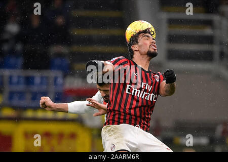 Milan, Italy. 01st Jan, 2016. Lucas Paqueta' of AC Milan during the Serie A match between AC Milan and Napoli at Stadio San Siro, Milan, Italy on 23 November 2019. Photo by Mattia Ozbot. Editorial use only, license required for commercial use. No use in betting, games or a single club/league/player publications. Credit: UK Sports Pics Ltd/Alamy Live News Stock Photo