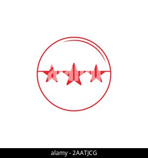 stars orbital global geometric logo vector Stock Vector
