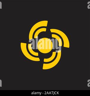 clear design simple geometric symbol logo for your buniness Stock Vector