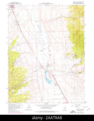 Comins Lake, Nevada, map 1958, 1:24000, United States of America by ...