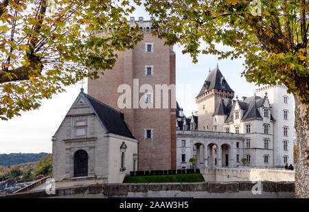 Castle of Pau, in the Pyrenees Atlantiques, France Stock Photo