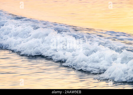 Sea waves at Camusdarach Beach, Lochaber, Scotland, UK Stock Photo