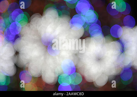 Bokeh lights background. Abstract multicolored light.Christmas concept. Stock Photo