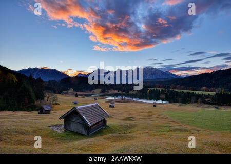 Geroldsee At Sunrise In Bavaria Europe Stock Photo 228121838 Alamy
