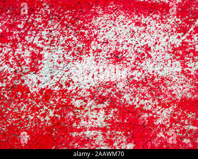 White scratches on surface of old roof tile, industrial texture and grunge background Stock Photo