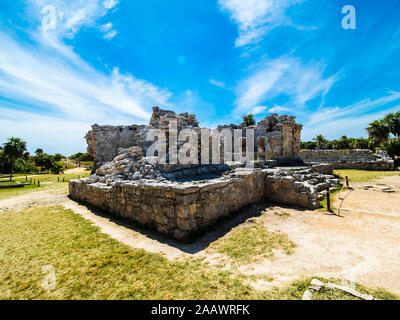 Mexico, Yucatan, Riviera Maya, Quintana Roo, Tulum, Archaeological ruins of Tulum