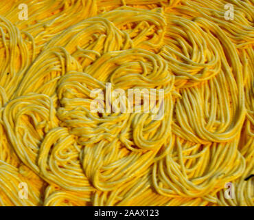 A closeup of a bowl of spaghetti at Phuket Mining Museum Kathu Phuket Thailand Asia Stock Photo