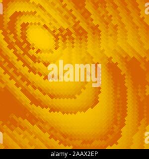 Orange Polygonal Background. Rumpled Square Pattern. Low Poly Texture. Abstract Mosaic Modern Design. Origami Style Stock Vector
