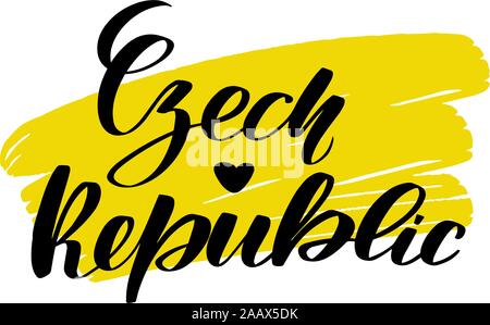 Vector calligraphy illustration isolated on white background.  Stock Vector