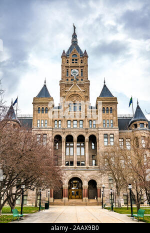 Salt Lake City and County Building in Utah Stock Photo
