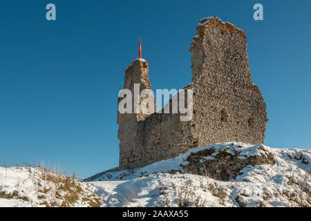 Sites associated with the 13th century Cathar heresies and the Albegensian Crusade in southern France. Stock Photo