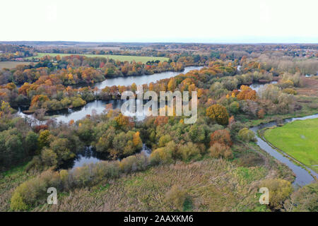 Costessey Pits , near Norwich UK Stock Photo