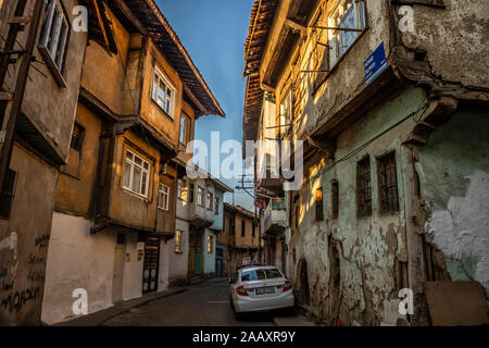 traditional Turkish houses, Tokat Zile Stock Photo