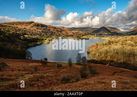Grasmere from Loughrigg Fell in the English Lake District