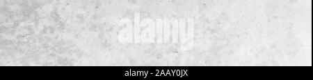 Panorama of texture of smooth gray concrete wall for background Stock Photo