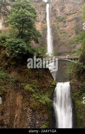 Wahkeena Falls, near Portland, Oregon Stock Photo