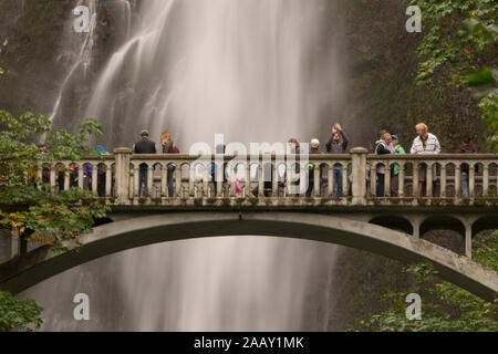 Wahkeena Falls, near Portland, Oregon Stock Photo