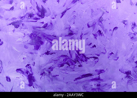 Bright abstract texture of paint on canvas, blue and its shades. Stock Photo