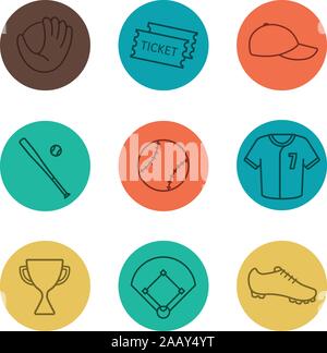 Baseball t-shirt linear icon. Thin line illustration. Softball player's  uniform t shirt. Contour symbol. Vector isolated outline drawing 4526537  Vector Art at Vecteezy